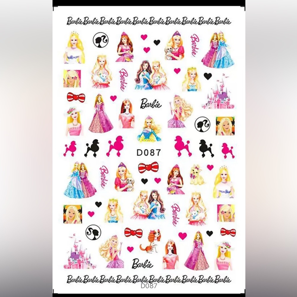 $1 NAIL STICKER SHEET. NEW. $1 WITH ANY $10 ORDER OR MORE - Picture 1 of 16